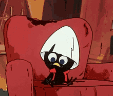 Gif animé Caliméro saute